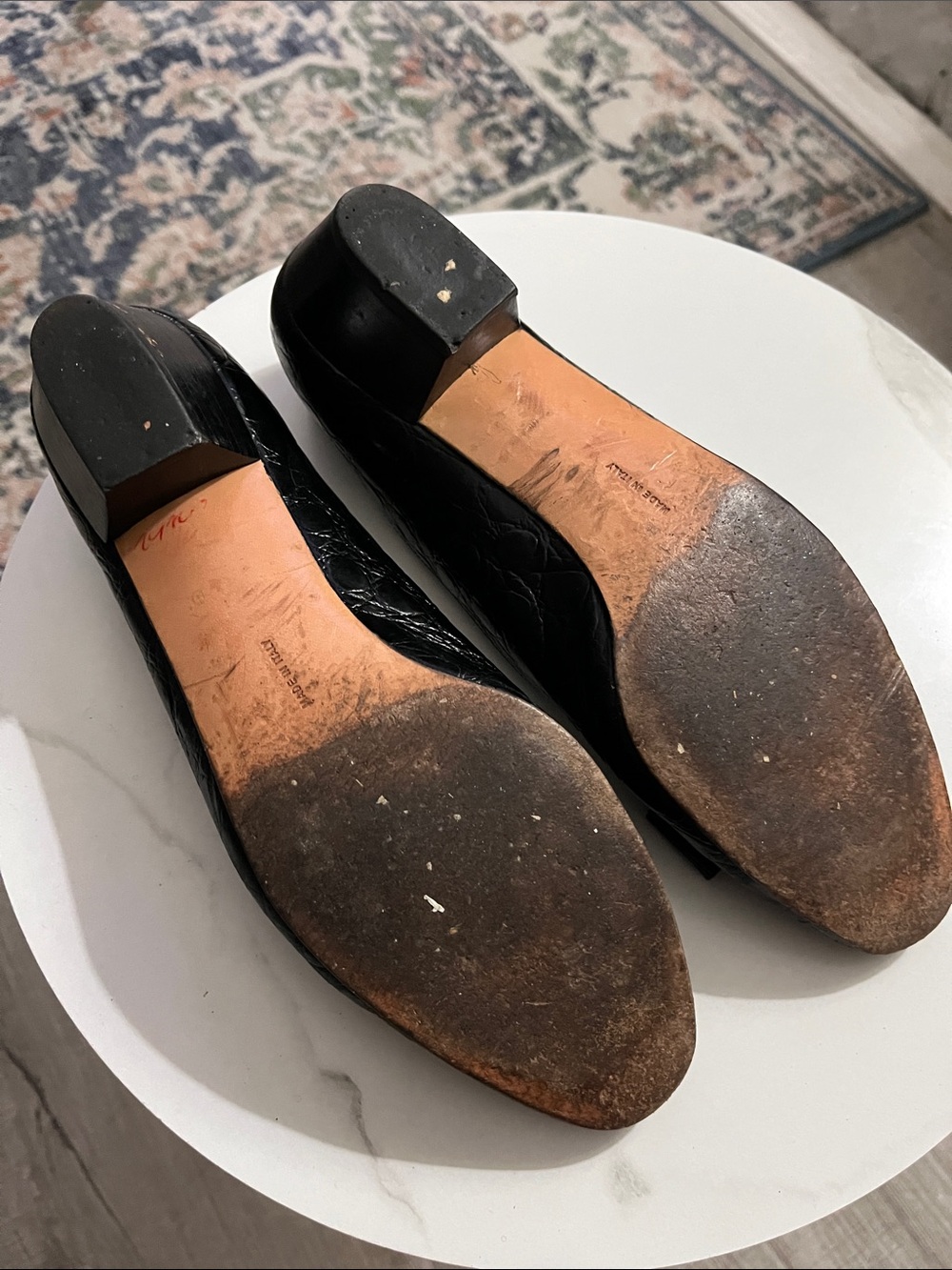 Salvatore Ferragamo Black Leather Shoes - Picture 5 of 11